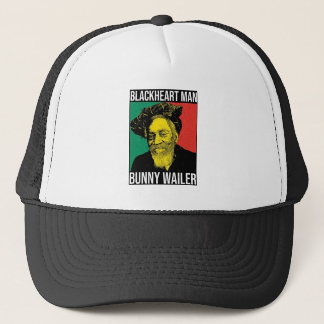 Bunny Wailer Cap Shirt Reggae Rasta Jamaika Roots  Keps (Framsida)
