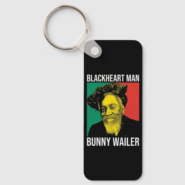 Bunny Wailer Reggae Legend Rasta Jamaika Roots  Nyckelring (Framsida)