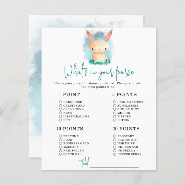 Bunny Whats i din handsköljning (Fram/baksida)