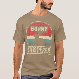 Bunny Whisperer Funny Pet Rabbit Älskare Vintage F T Shirt