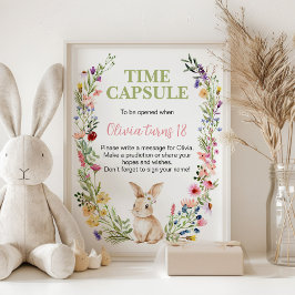 Bunny Wildbloms Födelsedagsfest Time Capsule-tecke Poster