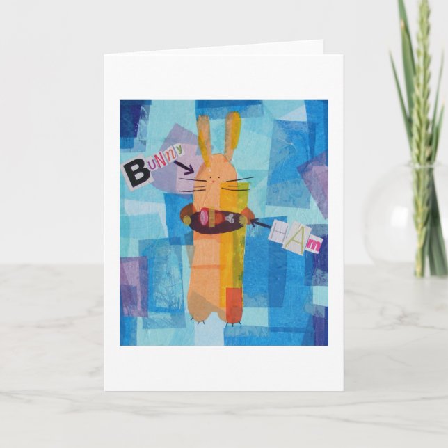 Bunny With Ham Kort (Framsida)