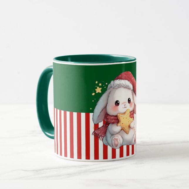 Bunny with Star Cookie Mugg (Framsida vänster)