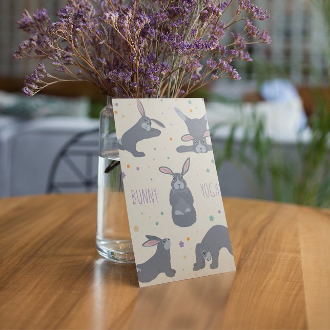 Bunny Yoga Inbjudningar (Skapare uppladdad)