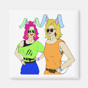 bunnyflickor magnet