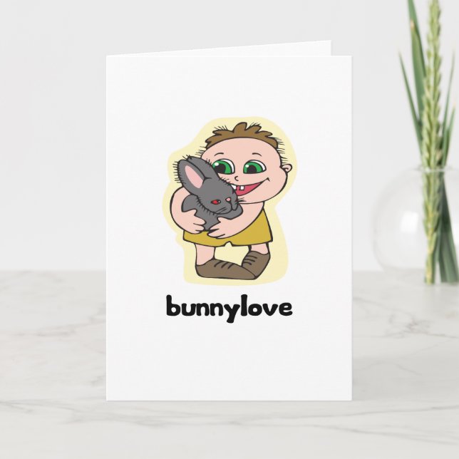 Bunnylove Helgkort (Framsida)