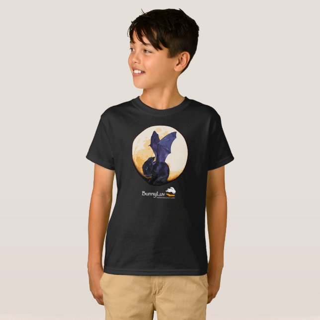 BunnyLuv Halloween skjorta som presenterar Ethan T-shirt (Hel framsida)