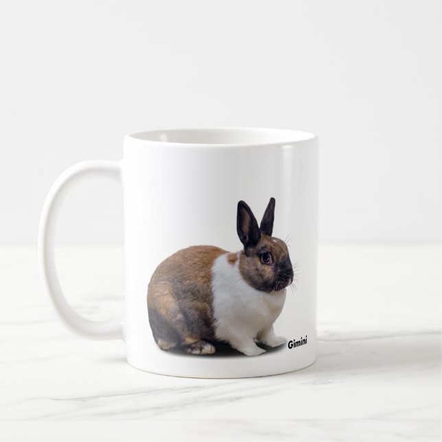 BunnyLuv mugg som presenterar Gimini (Vänster)