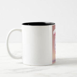 #BunnyMug #CuteCups #WhimsicalDrinkware Två-Tonad Mugg