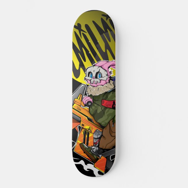 Bunnypink Skateboard (Framsida)