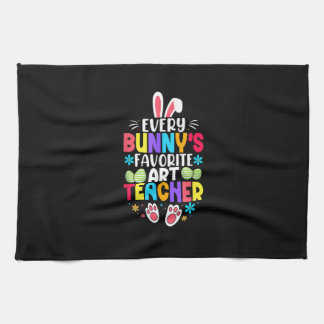 Bunnys lärare, Påsk, färgbelagd design Kökshandduk
