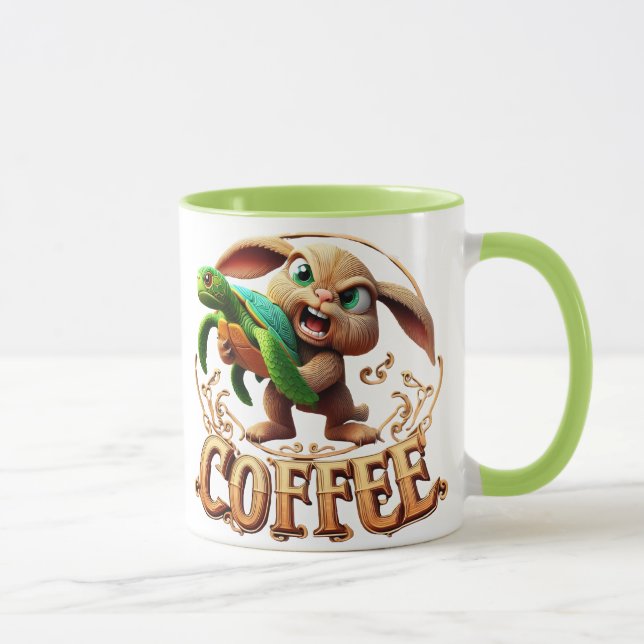 Bunnys Trade: Turtle for Coffee Buy Me A Coffee Mugg (Höger)