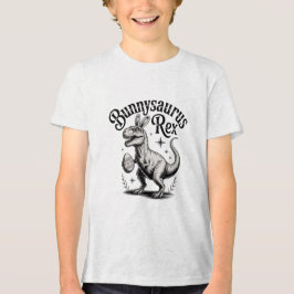 Bunnysaurus Påskbarnskjorta Dino Bunny Ungdomstee T Shirt