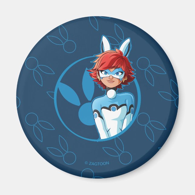 Bunnyx Blue Badge Magnet (Framsidan)