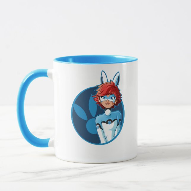Bunnyx Blue Badge Mugg (Vänster)