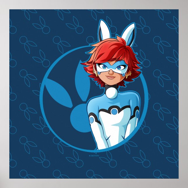 Bunnyx Blue Badge Poster (Framsidan)