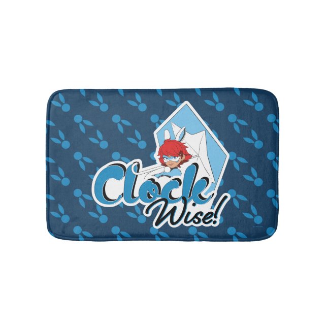 Bunnyx | Clock Wise! Badrumsmatta (Framsidan)