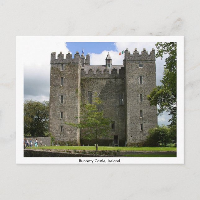 Bunratty Castle, County Clare, Irland Vykort (Framsida)