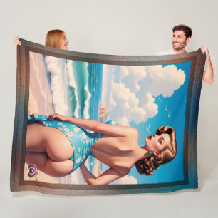 Buns behöver Sol också AI Concept Art by Xzendor7 Fleecefilt