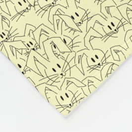 Bunschar på gulten - sömlös mönster. fleecefilt