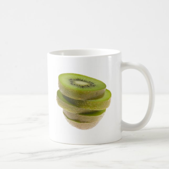 Bunt av skivad kiwi kaffemugg (Höger)