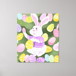 bunt med påskägg canvastryck