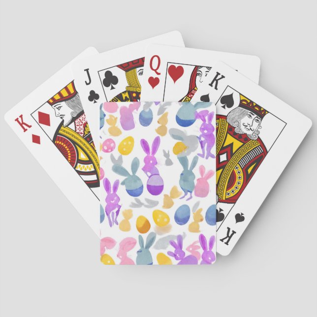 bunt med påskägg casinokort (Baksidan)