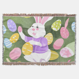 bunt med påskägg filt