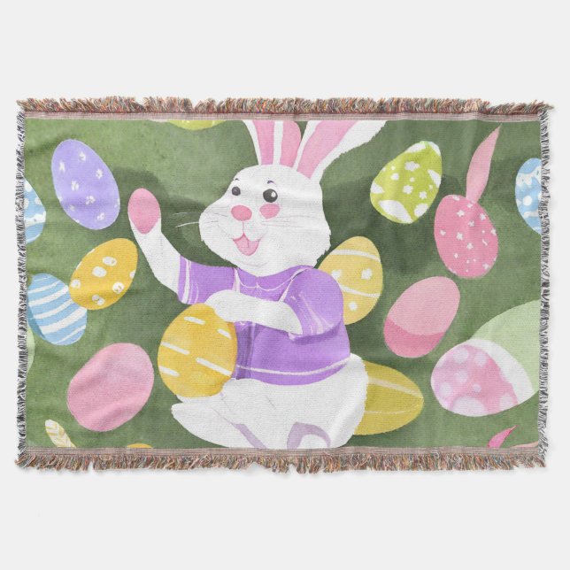 bunt med påskägg filt (Framsidan)