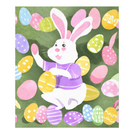 bunt med påskägg fototryck