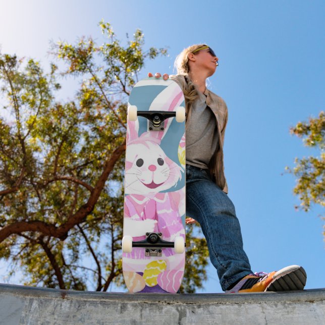 bunt med påskägg mini skateboard bräda 18,5 cm (Utomhus 1)