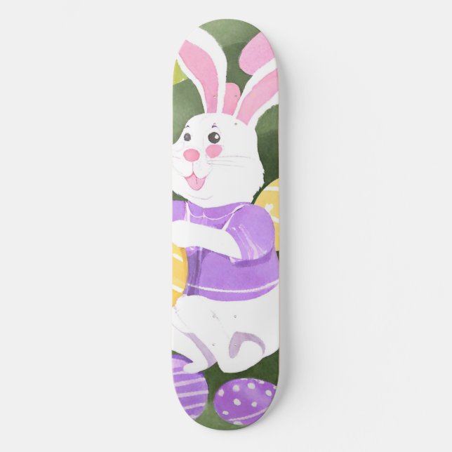 bunt med påskägg mini skateboard bräda 18,5 cm (Framsida)