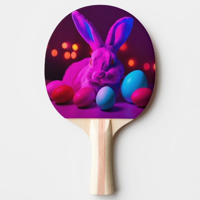 bunt med påskägg pingisracket (Framsidan)