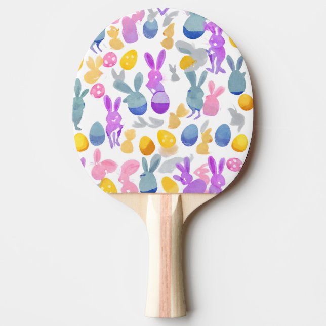 bunt med påskägg pingisracket (Framsidan)
