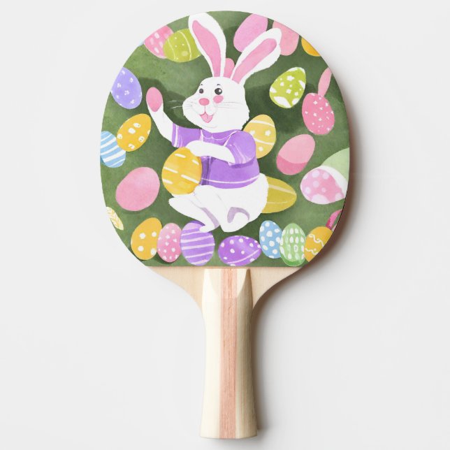 bunt med påskägg pingisracket (Framsidan)