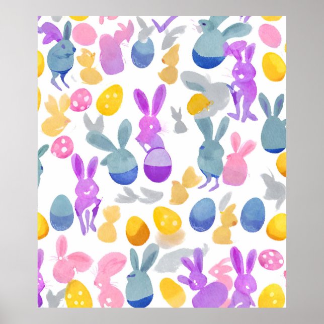 bunt med påskägg poster (Framsidan)