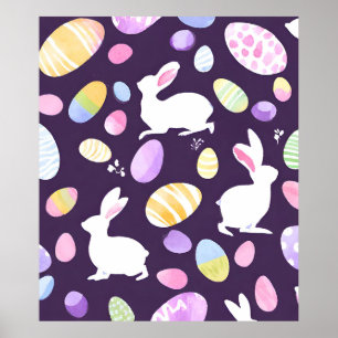 bunt med påskägg poster