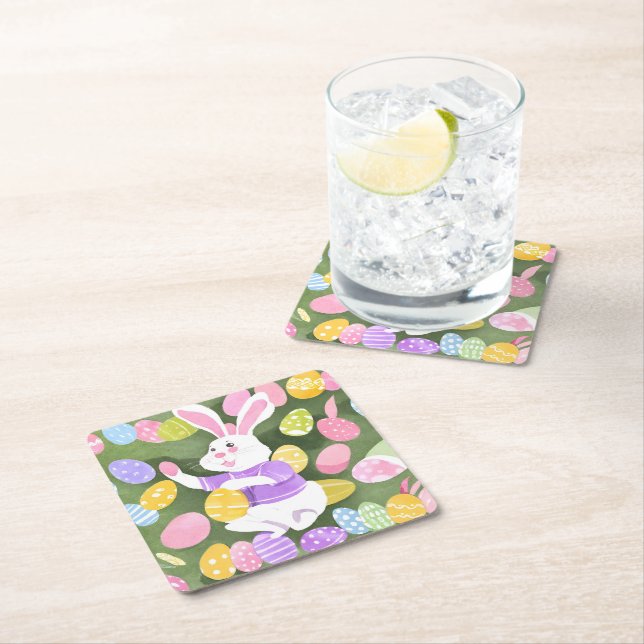 bunt med påskägg underlägg papper kvadrat (Insitu)