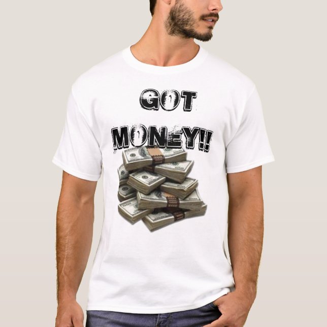 bunt-nolla-pengar harpengar!! tee shirt (Framsida)