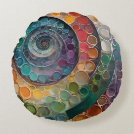 bunt und modern, Dekokissen Rund Kudde