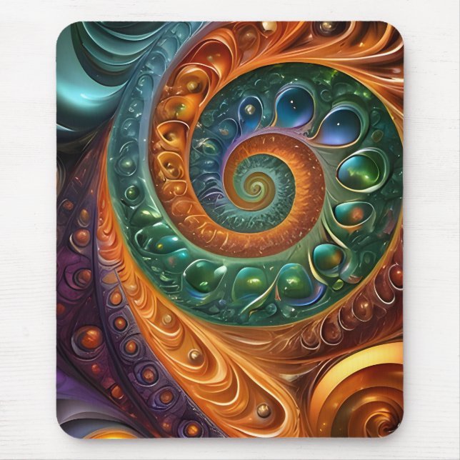 bunt und modern, design in Spiralenform Musmatta (Framsidan)