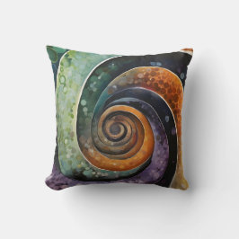 bunt und modern, design mit Spirale Kudde