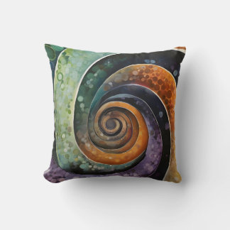 bunt und modern, design mit Spirale Kudde