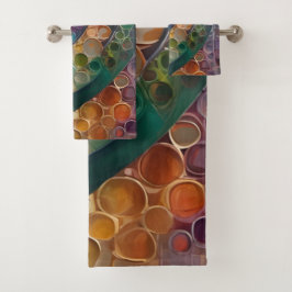 bunt und modern, ein schönes Handtuchset