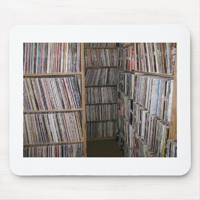 Buntar av vinyler musmatta (Framsidan)