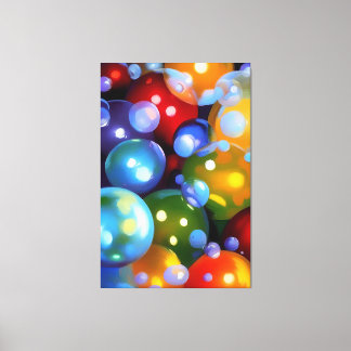 Bunte Blasen Canvastryck