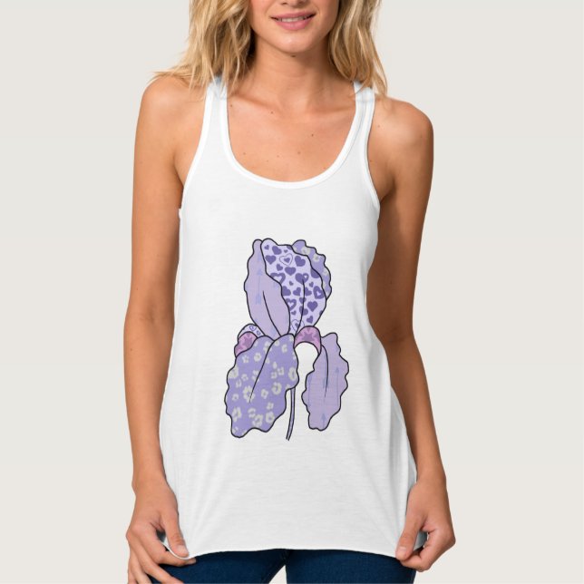 bunte Iris Tank Top Linne Med Racerback (Framsida)