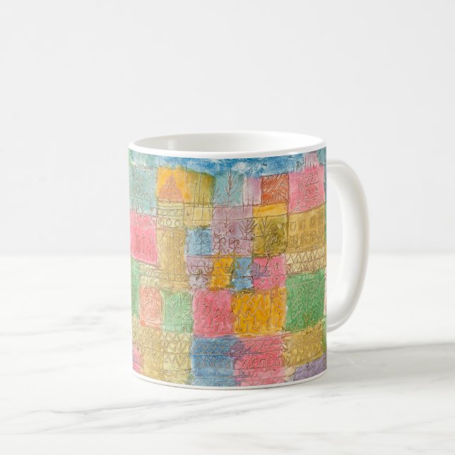 Bunte Landschaft - Paul Klee Kaffemugg (Framsida höger)