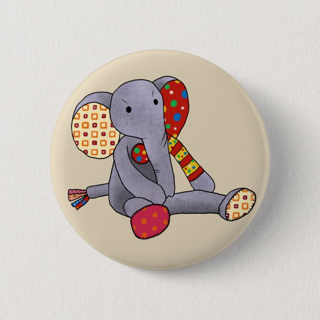 bunter Elefant Knapp (Framsida)