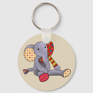 bunter Elefant Nyckelring